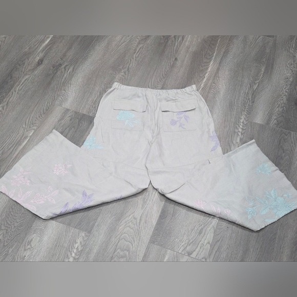 Johnny Was Hazel Drawstring Wide Leg Pant Size S - Picture 5 of 7